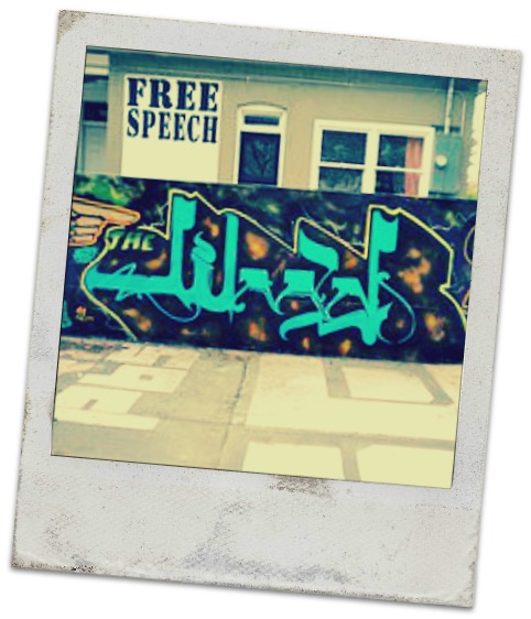 jihad graffiti