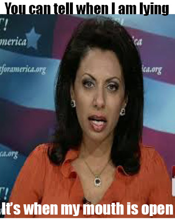 Hi, my name is Brigitte Gabriel. I only have a high school diploma but Fox News calls me an expert. 