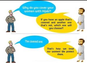 women are apples now?