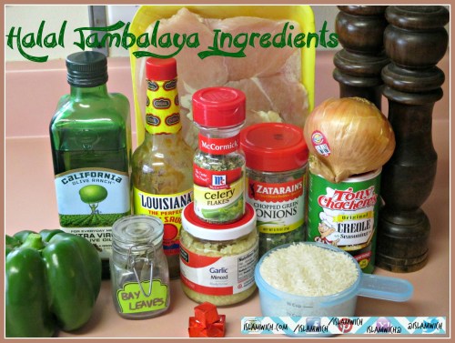 halal jambalaya ingredients