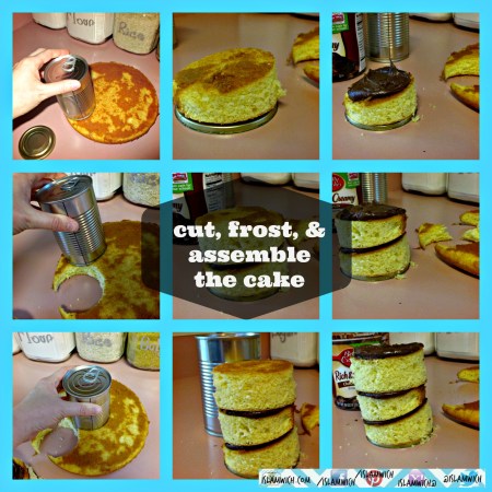 cut, frost, assemble